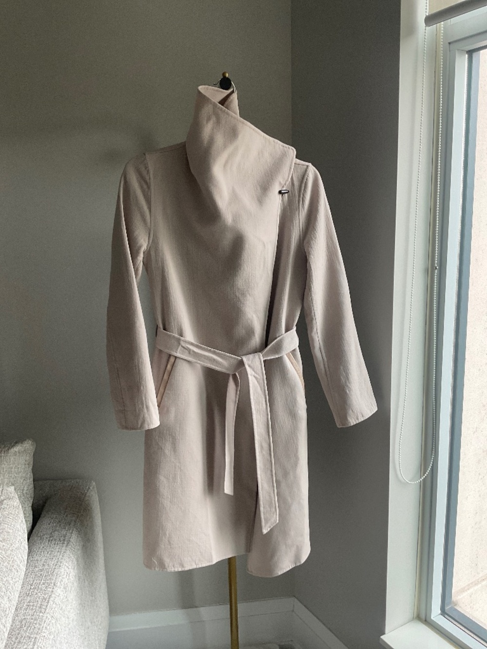 Mackage Light Wool Trench Coat